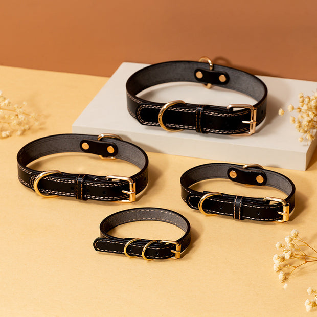 PU Leather Dog Collar